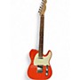 Used 2017 Fender Deluxe Nashville Telecaster Fiesta Red Solid Body Electric Guitar Fiesta Red