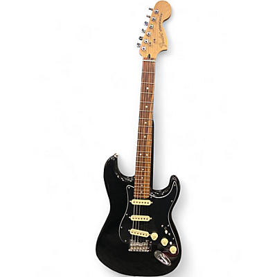 Used 2017 Fender Deluxe Stratocaster Black Solid Body Electric Guitar