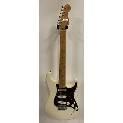 Fender Used 2017 Fender EOB STRAT MN OWT Olympic White Solid Body Electric Guitar