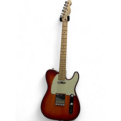 Used 2017 Fender Special Edition Deluxe Telecaster Ash Aged Cherry Burst Solid Body Electric Guitar