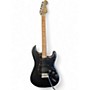 Used 2017 Fender Special Edition Noir Stratocaster HSS Black Solid Body Electric Guitar Black
