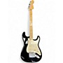 Used 2017 Fender Standard Stratocaster Black Solid Body Electric Guitar Black