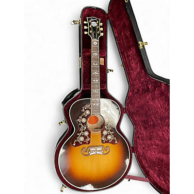 Used 2017 Gibson Bob Dylan SJ200 Players Edition Vintage Sunburst Acoustic Electric Guitar