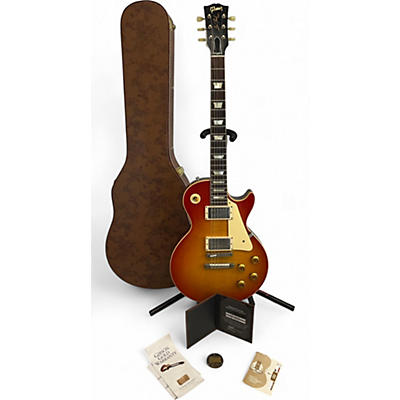 Gibson Used 2017 Gibson Custom Shop R8 Les Paul Standard Heritage Cherry Sunburst VOS Solid Body Electric Guitar