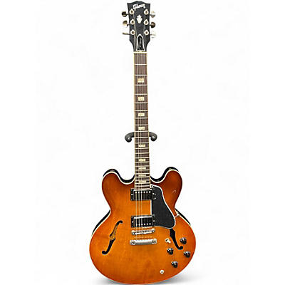 Used 2017 Gibson ES335 BROWN Hollow Body Electric Guitar