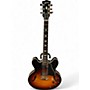 Used 2017 Gibson ES335 Figured 3 Tone Sunburst Hollow Body Electric Guitar 3 Tone Sunburst