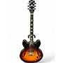 Used 2017 Gibson ES335 Figured 3 Tone Sunburst Hollow Body Electric Guitar 3 Tone Sunburst