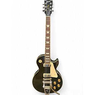 Used 2017 Gibson Les Paul Classic W/ Bigsby Black Solid Body Electric Guitar