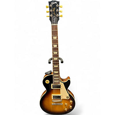 Used 2017 Gibson Les Paul Standard 2 Tone Sunburst Solid Body Electric Guitar