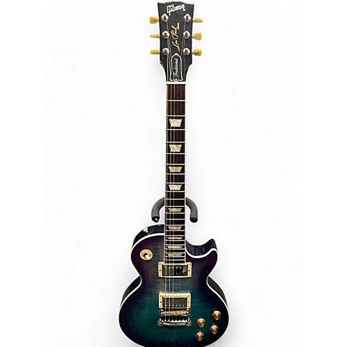 Gibson Used 2017 Gibson Les Paul Traditional Blueberry Burst Solid Body Electric Guitar Blueberry Burst