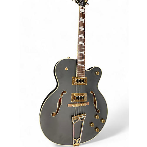 Gretsch Guitars Used 2017 Gretsch Guitars G5191 Tim Armstrong Signature Electromatic Black and Gold Hollow Body Electric Guitar Black and Gold