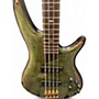 Used 2017 Ibanez SR1400 Green Electric Bass Guitar Green