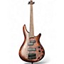 Used 2017 Ibanez SR655 Walnut Electric Bass Guitar Walnut