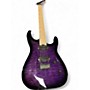 Used 2017 Jackson DK2MQHT Pro Dinky Trans Purpleburst Solid Body Electric Guitar Trans Purpleburst