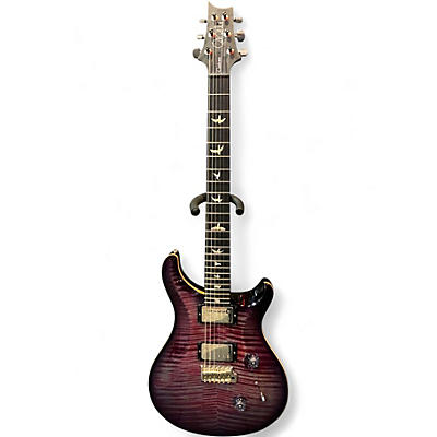 Used 2017 PRS Custom 24 Trans Purple Solid Body Electric Guitar