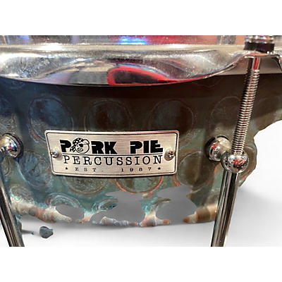 Used 2017 Pork Pie USA 14in CUSTOM PATINA BRASS  PATINA BRASS Drum