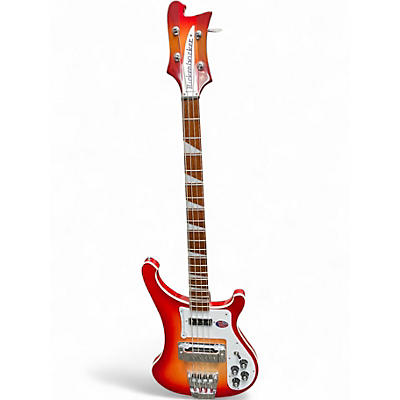 Used 2017 Rickenbacker 4003 Fireglo Electric Bass Guitar