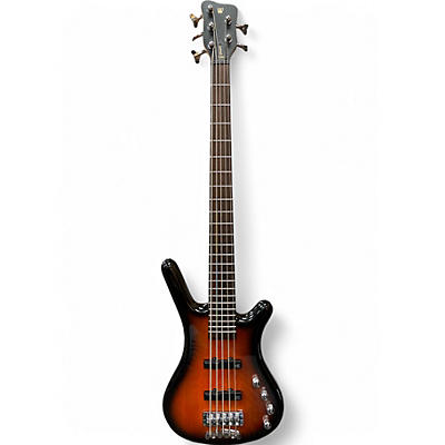 Used 2017 RockBass by Warwick CORVETTE BASIC 5 SUNBURST Electric Bass Guitar