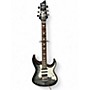 Used 2017 Schecter Guitar Research Banshee Black and White Solid Body Electric Guitar Black and White