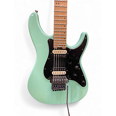Used 2017 Schecter Guitar Research SUN VALLEY SUPER SHREDDER SEA FOAM GREEN Solid Body Electric Guitar