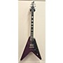 Used Schecter Guitar Research Used 2017 Schecter Guitar Research V1 Limited Trans Purple Solid Body Electric Guitar Trans Purple