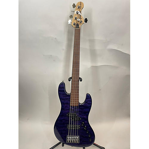 Spector Used 2017 Spector Coda 5XL Purple Electric Bass Guitar Purple