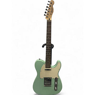 Used 2017 Squier Bullet Telecaster Surf Green Solid Body Electric Guitar