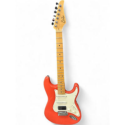 Used 2017 Suhr CLASSIC S  Fiesta Red Solid Body Electric Guitar