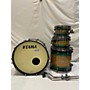 Used TAMA Used 2017 TAMA 4 piece Starclassic Maple Exotix Emerald Pacific Walnut Burst Drum Kit Emerald Pacific Walnut Burst