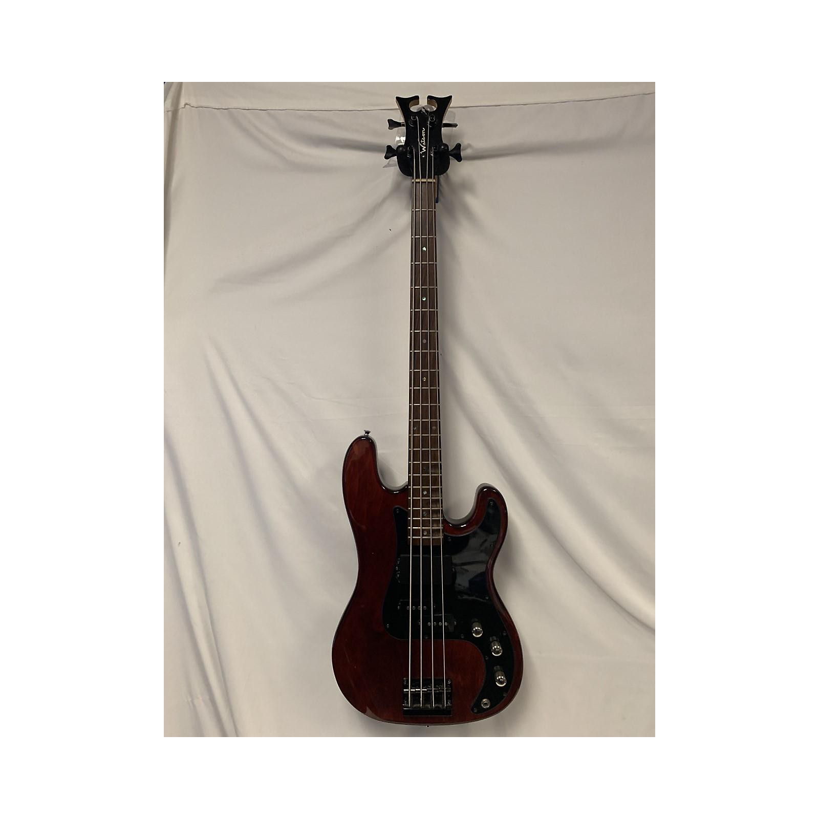 Used 2017 Watson Signature Red Electric Bass Guitar red Musician's Friend