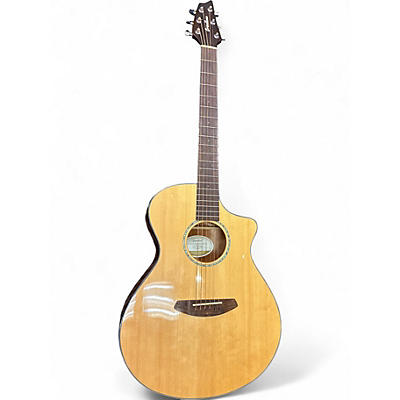 Used 2018 Breedlove Pursuit Concert Natural Acoustic Electric Guitar
