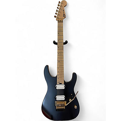 Used 2018 Charvel Charvel dk pro mod 24 HH Satin Black Solid Body Electric Guitar