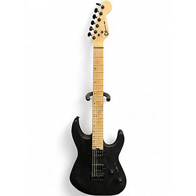 Used 2018 Charvel Pro-Mod DK24 HH HT M Ash Charcoal Gray Solid Body Electric Guitar