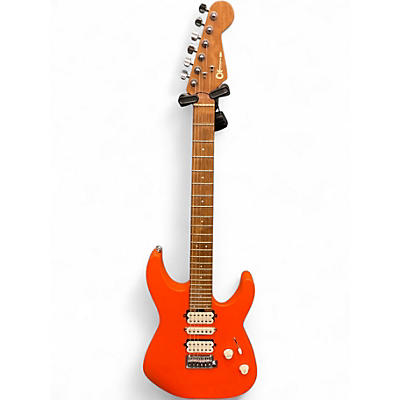 Used 2018 Charvel Pro-Mod DK24 HSH 2PT Orange Crush Solid Body Electric Guitar