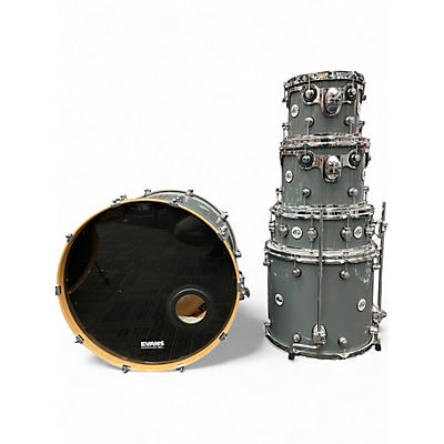 Used 2018 DW 5 Piece Design Series Gray Drum Kit