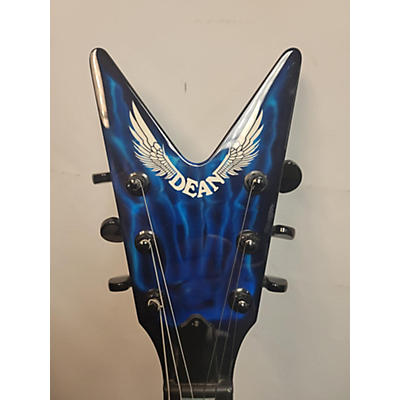 Dean Used 2018 Dean NAMM SHOW 1OF1 HAND PAINTED Z Custom Graphic Solid Body Electric Guitar