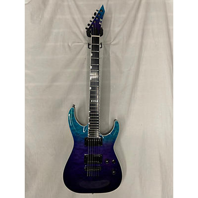 ESP Used 2018 ESP E-II Horizon II Blue Purple Gradiation Solid Body Electric Guitar