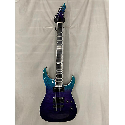 ESP Used 2018 ESP E-II Horizon II Blue Purple Gradiation Solid Body Electric Guitar blue purple gradiation