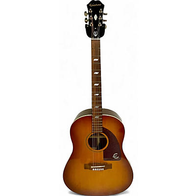 Used 2018 Epiphone "1964" Texan Peter Frampton LRBaggs EASVTC 2 Color Sunburst Acoustic Electric Guitar