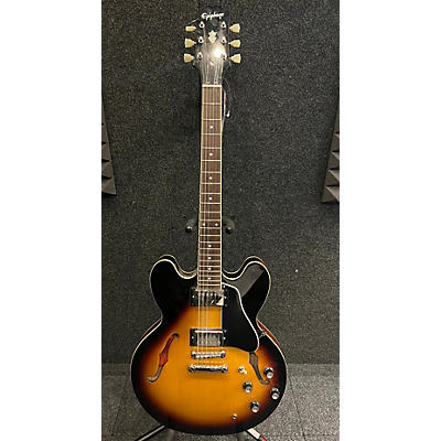 Epiphone Used 2018 Epiphone ES335 2 Tone Sunburst Hollow Body Electric Guitar