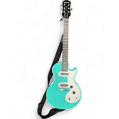 Used 2018 Epiphone Les Paul SL Surf Green Solid Body Electric Guitar