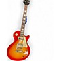 Used 2018 Epiphone Les Paul Standard Cherry Sunburst Solid Body Electric Guitar Cherry Sunburst
