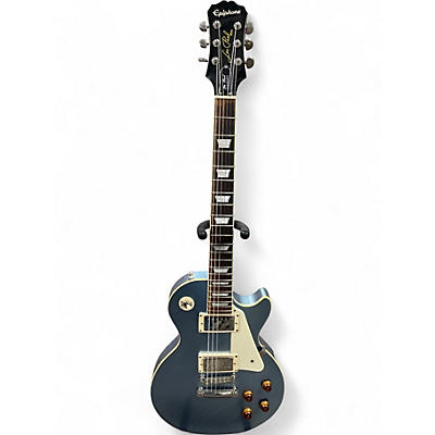Used 2018 Epiphone Les Paul Standard Pelham Blue Solid Body Electric Guitar