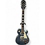 Used 2018 Epiphone Les Paul Standard Pelham Blue Solid Body Electric Guitar Pelham Blue
