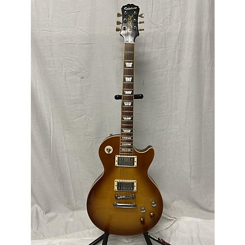 Epiphone Used 2018 Epiphone Les Paul Standard Plus Pro Honey Burst Solid Body Electric Guitar Honey Burst