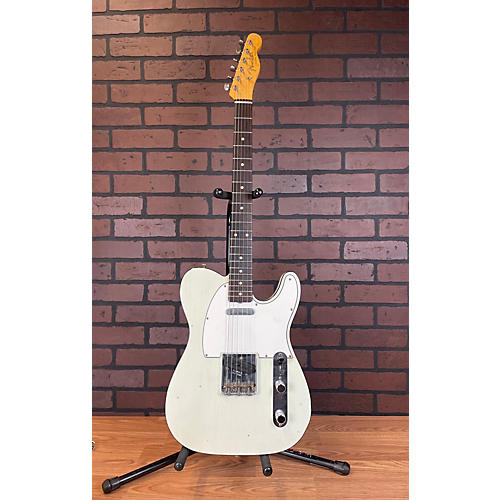 Fender Used 2018 Fender 1960 Custom Tele Journeyman Olympic White Solid Body Electric Guitar Olympic White