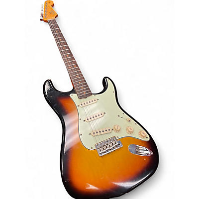 Used 2018 Fender 1964 Journeyman Relic Stratocaster 3 Color Sunburst Solid Body Electric Guitar
