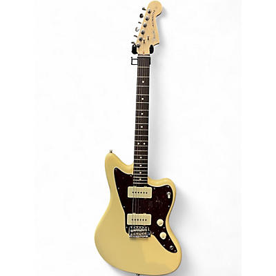 Used 2018 Fender AMERICAN PERFORMER JAZZMASTER Antique White Solid Body Electric Guitar