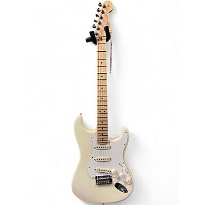 Used 2018 Fender AMERICAN PROFESSIONAL STRATOCASTER UPGRADED Olympic White Solid Body Electric Guitar