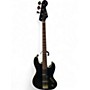 Used 2018 Fender Aerodyne Jazz Bass Black Electric Bass Guitar Black
